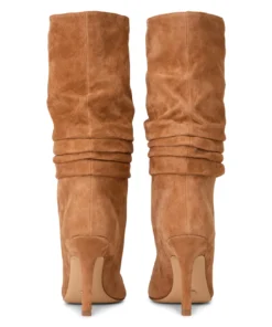 Tony Bianco Kerri Butterscotch Suede 9.5cm Calf Boots 11 Tony Bianco Kerri Butterscotch Suede 9.5cm Calf Boots