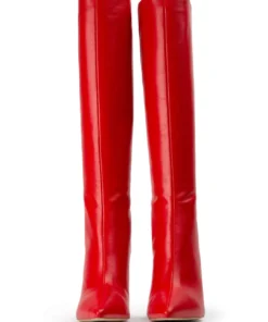 Tony Bianco Kortez Cherry Nappa 9.5cm Calf Boots Shoes