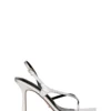 Tony Bianco Lincoln Silver Nappa Metallic 9.5cm Heels 2 Tony Bianco Lincoln Silver Nappa Metallic 9.5cm Heels