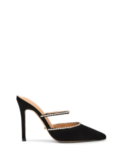 Tony Bianco New Arrivals Lure Black Suede 10.5cm Heels