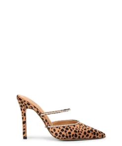 Tony Bianco Lure Leopard Satin 10.5cm Heels Shoes