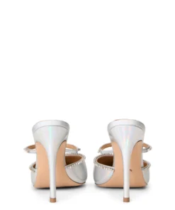 Tony Bianco Lure Silver Illumine 10.5cm Heels 9 Tony Bianco Lure Silver Illumine 10.5cm Heels