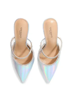 Tony Bianco Lure Silver Illumine 10.5cm Heels 8 Tony Bianco Lure Silver Illumine 10.5cm Heels