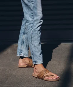 Tony Bianco Lamana Biscuit Nappa 1.5cm Sandals