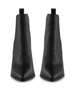 Tony Bianco Leigh Black Como 10.3cm Ankle Boots Shoes