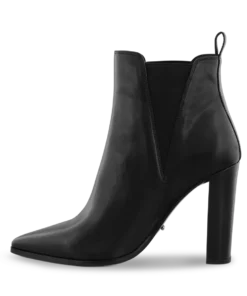 Tony Bianco Leigh Black Como 10.3cm Ankle Boots Shoes