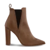 Tony Bianco Leigh Caramel Diesel/Choc Wax 10.3cm Ankle Boots