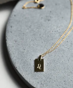 Tony Bianco Gold Leo Zodiac Necklace Accessories