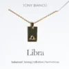 Tony Bianco Accessories Gold Libra Zodiac Necklace