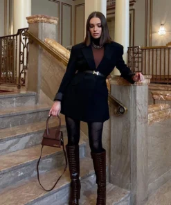 Tony Bianco Lucille Choc Croc 10.3cm Calf Boots