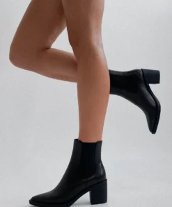 Tony Bianco Matteo Black Como 7.5cm Ankle Boots