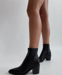 Tony Bianco Shoes Major Black Como 7.5cm Ankle Boots