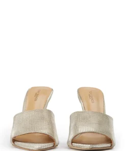 Tony Bianco Marley Gold Aura 10.5cm Heels