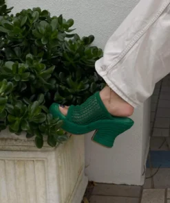 Tony Bianco Matrix Jade Waffle 11.5cm Wedges