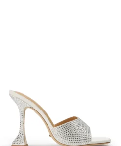 Tony Bianco New Arrivals Serri Ivory Satin 10.5cm Heels