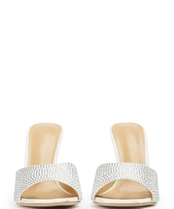 Tony Bianco New Arrivals Serri Ivory Satin 10.5cm Heels