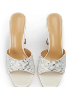 Tony Bianco New Arrivals Serri Ivory Satin 10.5cm Heels