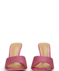 Tony Bianco Serri Pink Satin 10.5cm Heels New Arrivals