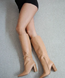 Tony Bianco Skyla Caramel Venice 9cm Calf Boots New Arrivals