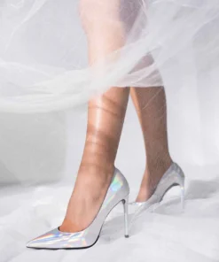 Tony Bianco Anja Silver Illumine 10.5cm Heels