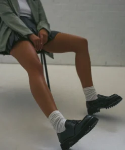 Tony Bianco Gisele Black Hi Shine 4cm Casual Shoes