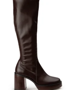 Tony Bianco New Arrivals Tibby Choc Venezia 9cm Calf Boots
