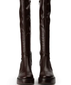 Tony Bianco New Arrivals Tibby Choc Venezia 9cm Calf Boots