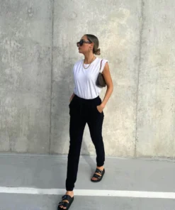 Tony Bianco Hunter Black Como 5cm Sandals