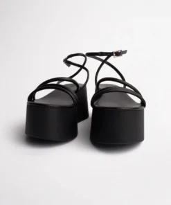 Tony Bianco Tory Black Sheep Nappa 9.5cm Wedges