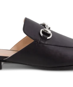 Tony Bianco Vienna Black Como 1cm Flats Shoes