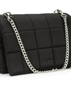 Tony Bianco Alaska Black Nylon Cross Body Bag