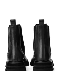 Tony Bianco Albie Black Como 4.5cm Ankle Boots Shoes