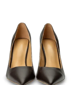 Tony Bianco New Arrivals Anja Chocolate Nappa 10.5cm Heels