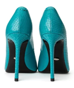 Tony Bianco Anja Marine Snake 10.5cm Heels