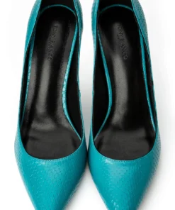 Tony Bianco Anja Marine Snake 10.5cm Heels