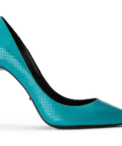 Tony Bianco Anja Marine Snake 10.5cm Heels