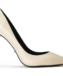 Tony Bianco Anja Vanilla Snake 10.5cm Heels