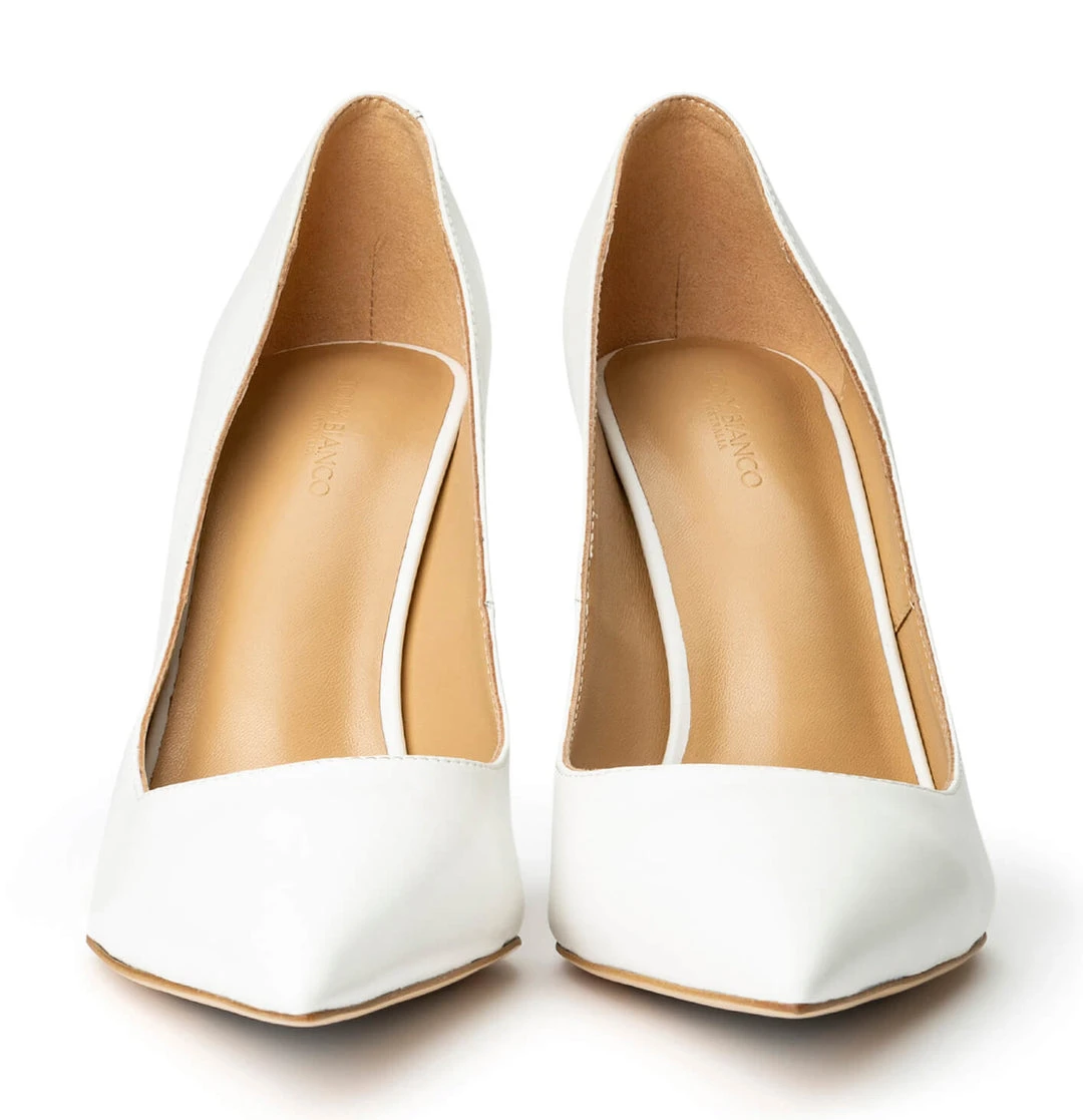 Tony Bianco Shoes Anja Milk Capretto 10.5cm Heels 6 Tony Bianco Shoes Anja Milk Capretto 10.5cm Heels