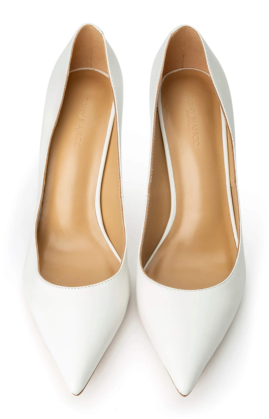 Tony Bianco Shoes Anja Milk Capretto 10.5cm Heels 5 Tony Bianco Shoes Anja Milk Capretto 10.5cm Heels