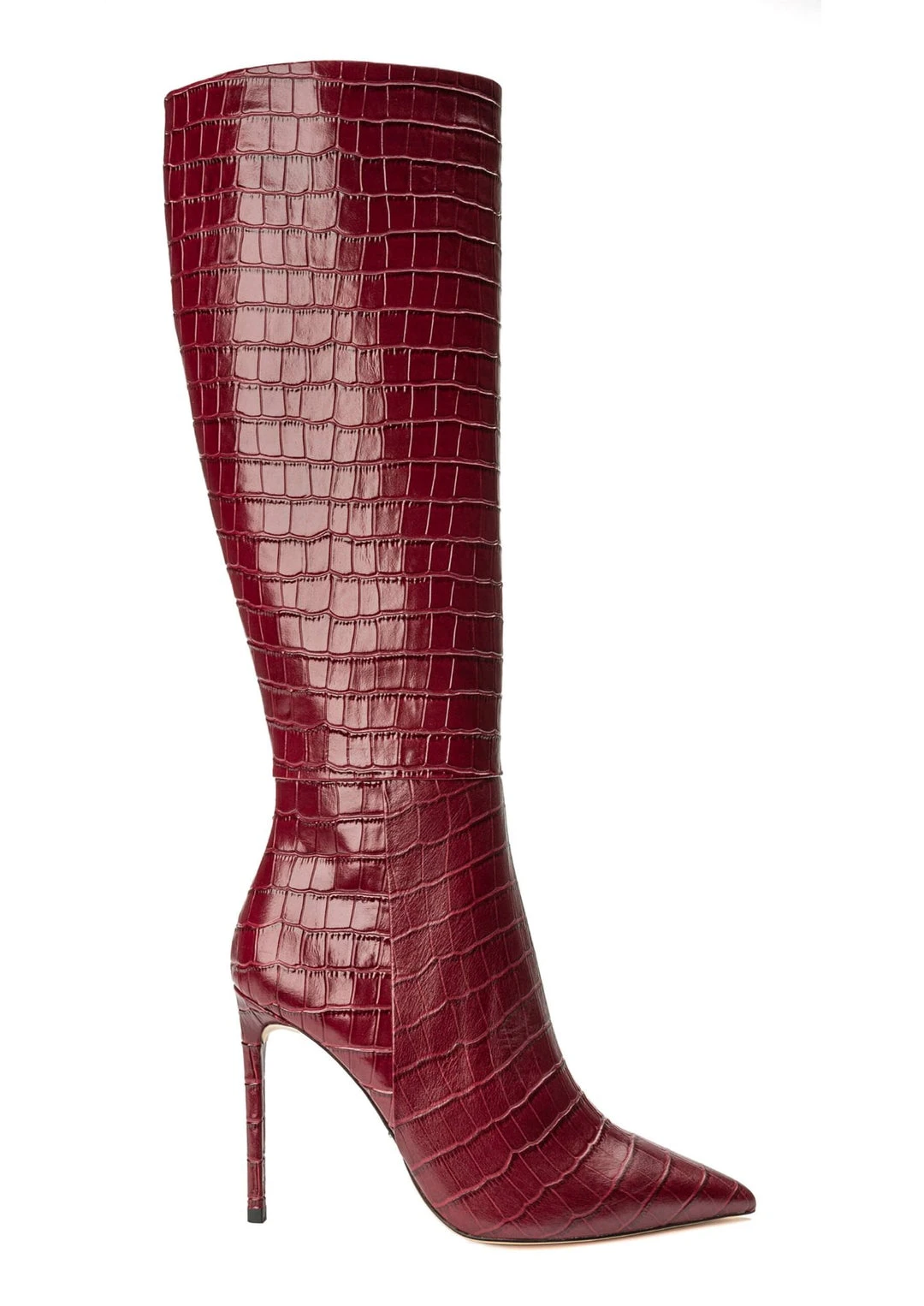 Tony Bianco Apollo Bordeaux Croc 10.5cm Calf Boots 3 Tony Bianco Apollo Bordeaux Croc 10.5cm Calf Boots