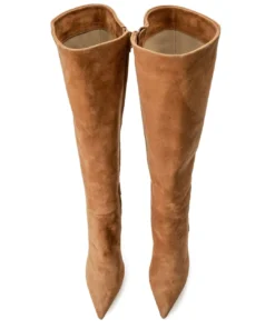 Tony Bianco Apollo Butterscotch Suede 10.5cm Calf Boots New Arrivals