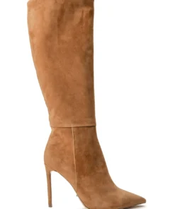 Tony Bianco Apollo Butterscotch Suede 10.5cm Calf Boots New Arrivals
