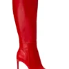 Tony Bianco Apollo Cherry Nappa 10.5cm Calf Boots Shoes 1 Tony Bianco Apollo Cherry Nappa 10.5cm Calf Boots Shoes