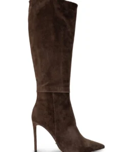 Tony Bianco Apollo Espresso Suede 10.5cm Calf Boots Hot List