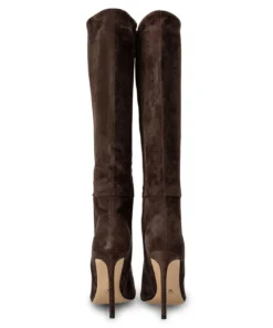 Tony Bianco Apollo Espresso Suede 10.5cm Calf Boots Hot List