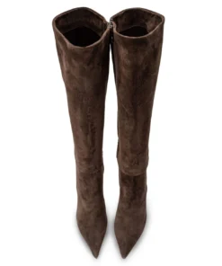 Tony Bianco Apollo Espresso Suede 10.5cm Calf Boots Hot List