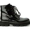 Tony Bianco Ascott Black Hi Shine 4.5cm Ankle Boots Shoes