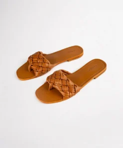 Tony Bianco Ashton Tan 1cm Flats Shoes