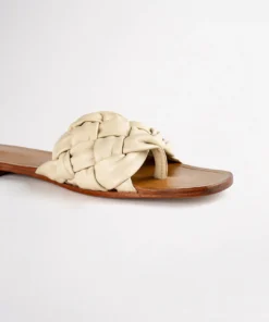 Tony Bianco Ashton Vanilla 1cm Flats