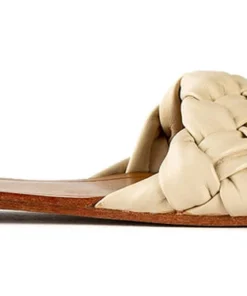 Tony Bianco Ashton Vanilla 1cm Flats